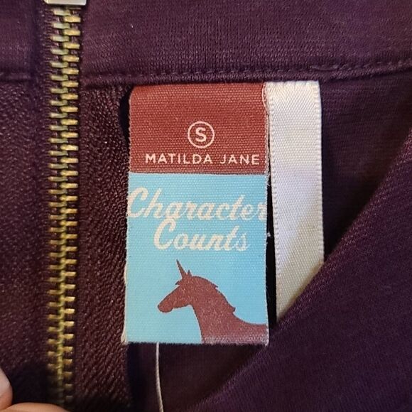 Matilda Jane character counts dark purple dress - Picture 2 of 6